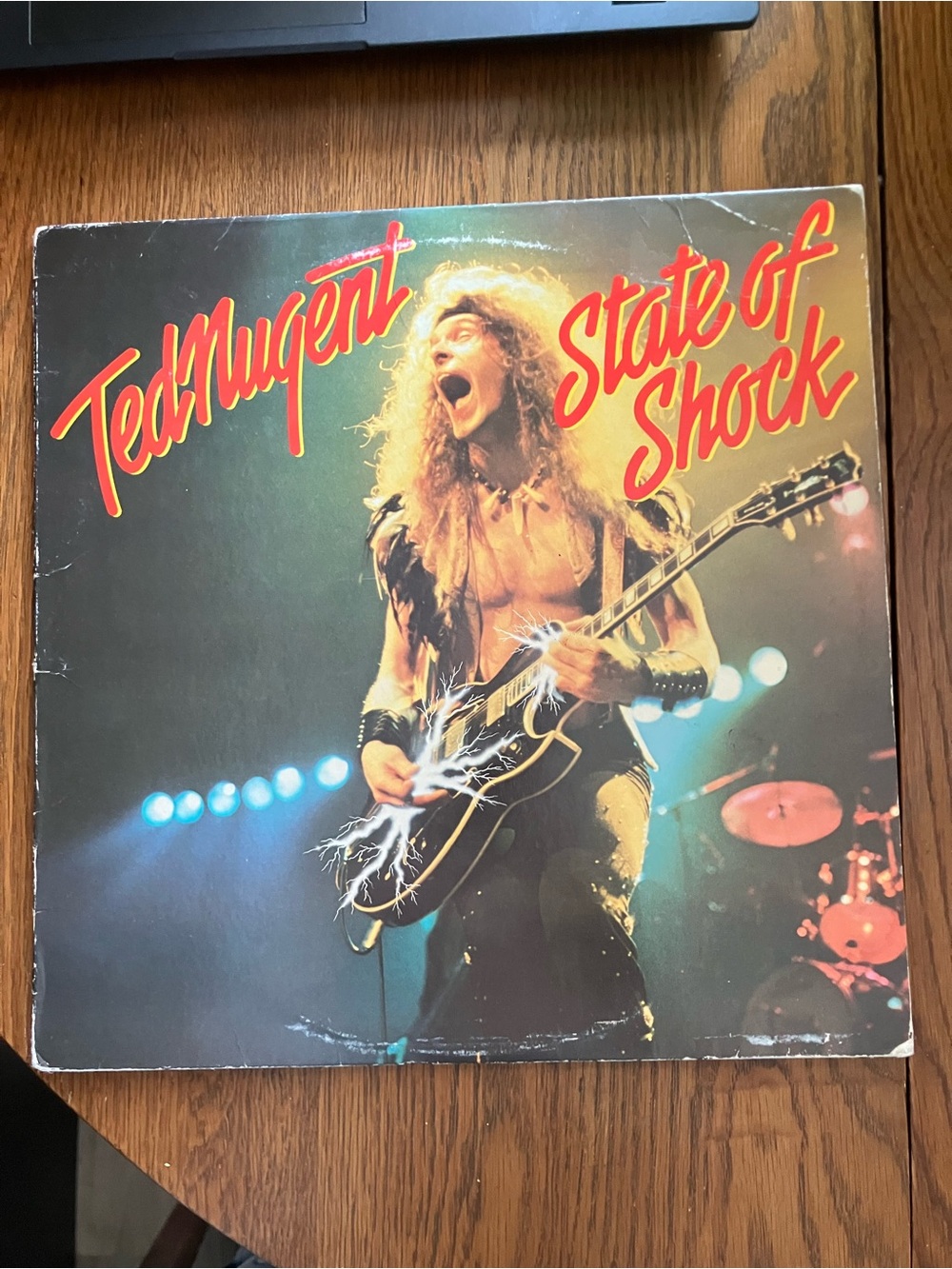 1979 Ted Nugent “State Of Shock” First Pressing Epic Records #FE 36000 Vinyl